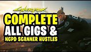 Cyberpunk 2077 - Tips on How to Complete Achievements (Complete all gigs and NCPD Scanner Hustles)