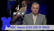 BBC News 8.50 (26-9-1993)