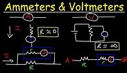 Voltmeters, Ammeters, Galvanometers, and Shunt Resistors - DC Circuits Physics Problems