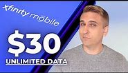 XFINITY MOBILE REVIEW: $30 Unlimited Plan on Verizon's Network! Should You Switch?
