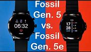 Fossil Gen 5 vs. Fossil Gen 5e | Smartwatch Comparison | What's the difference ?