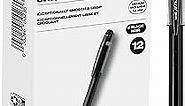 Uniball Jetstream 101 12 Pack, 1.0mm Medium Black, Wirecutter Best Pen, Ballpoint Pens, Ballpoint Ink Pens | Office Supplies, Ballpoint Pen, Colored Pens, Fine Point, Smooth Writing Pens