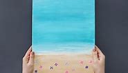 Easy-to-Make DIY Beach Scene Painting