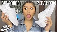 Nike Air Force 1 PLT.AF.ORM review & try on feet | WORTH IT? 🤔