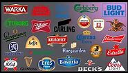 Most Famous Beer Brands and logos.