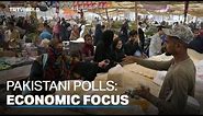 Economy on agenda ahead of Pakistan elections