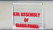 KJN: HOW TO BUILD A GLASS PANEL FROM ALUMINIUM EXTRUSION