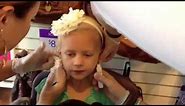 Ear Piercing at Claire's (6 years old)