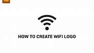 How to create wifi logo | Adobe Illustrator CC Tutorial