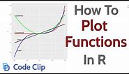 How to Plot Functions in R