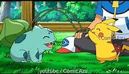 All Ash's Bulbasaur attacks compilation / moves |Sleep powder , Razor Leaf , Leech Seed | Pokemon