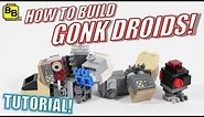 HOW TO BUILD LEGO STAR WARS GONK DROIDS!