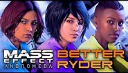 ✨3 AMAZING FEMALE RYDER FACES - AND HOW TO MAKE THEM! (Mass Effect: Andromeda🚀)