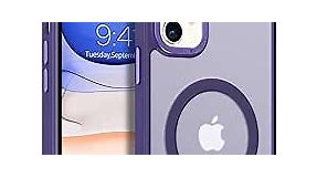 BENTOBEN iPhone 11 Phone Case, Phone case iPhone 11 Magnetic Case [Compatible with MagSafe] Translucent Matte Slim Shockproof Anti-Fingerprint Anti-Scratch Protective Cover for iPhone 11 6.1’’ Purple