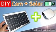 Cheap solar for security cameras - How to DIY Solar Power for ANY Battery powered security camera