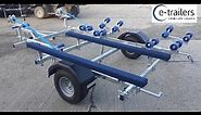 Extreme 750 Double Jet Ski 16 Rollers 2 Bunks Trailer - Seadoo Spark & Stand Up Ski