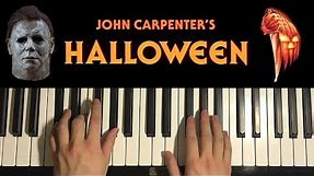 HOW TO PLAY - HALLOWEEN THEME - by John Carpenter (Piano Tutorial Lesson)