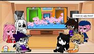 |Gacha Club| 🐷 Piggy characters react to Piggy Memes - Peppa & Roblox Piggy Funny Animation Bomber B