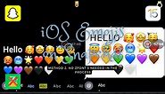 iPhone Emojis on Snapchat - Without zFont 3 (With App Cloner) iOS 15 Emojis
