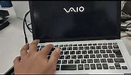 Enter BIOS Sony Vaio VJS111 without assistant button