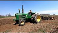 Chisel Plowing with a John Deere 5020 and 1710 John Deere chisel plow