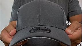 New Era 39THIRTY-BLANK Charcoal Flex Fitted Hat