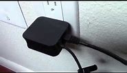 Official Google Chromecast Ethernet Adapter - Plugged In