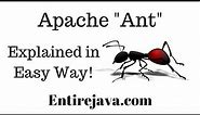 Apache Ant - What is it? Explained in easy way..