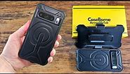 CaseBorne V Series Case Review Pixel 8 Pro Best Heavy Duty Belt Clip Protection by Armadillotek Inc.