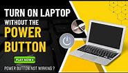 How to Turn On Laptop without pressing the power button | BIOS Wake-on-AC | FIX! Power Button Prob⚙️