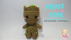 GROOT BEBE Amigurumi Guardianes de la Galaxia Tutorial Crochet