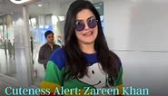 Zareen Khan Spreads Cheer in a Rainbow Snoopy Top – Cute Alert Activated