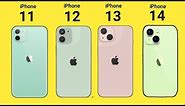 Apple iPhone 14 Vs. iPhone 13 Vs. iPhone 12 Vs. iPhone 11