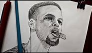 Drawing Stephen Curry - How To Draw Stephen Curry ? - PART 1