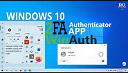 How to use Two Factor Authentication In Windows 10 || WinAuth