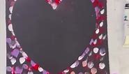 Valentines Day Fingerprint Heart craft for preschool and kindergarten 💓❤️💓…