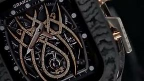 Grandeur Limited Edition NTPT Carbon fiber – Rose Gold Apple Watch case