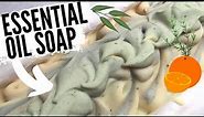 How I Make Natural Soap - No Artificial Colors or Fragrance Oils || orange patchouli
