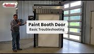 Paint Booth Door: Basic Troubleshooting