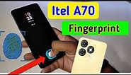 Itel a70 display fingerprint setting/Itel a70 fingerprint screen lock/fingerprint sensor