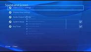 How to fix PS4 contrast and color saturation