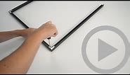 How to Assemble and Hang Metal Picture Frames and Poster Frames