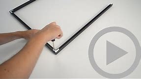 How to Assemble and Hang Metal Picture Frames and Poster Frames