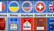 Cigarette Brands From Different Countries