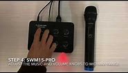 Sound Town SWM15-PRO™ Karaoke Mixer System | How to connect to a smart TV, soundbar, or receiver.