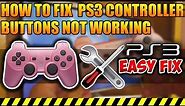[PS3] HOW TO FIX PS3 CONTROLLER 🎮 BUTTONS NOT WORKING [EASY FIX] 🛠