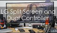 LG UltraWide Monitor Split Screen & Dual Controller Functionality