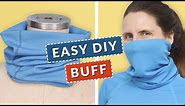 Easy DIY Buff Face Mask Tutorial: How to Make a Neck Warmer