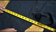 PANTS MEASURE GUIDE - How To Measure Your Pants To Get The RIGHT SIZE The 1st Time
