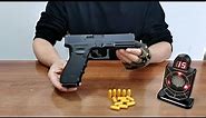 Glock 17 Auto Shell Ejection Laser Toy Gun Unboxing 2024